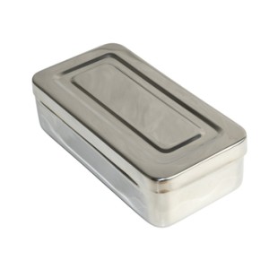 SCATOLA ACCIAIO INOX - 20x10x5 cm