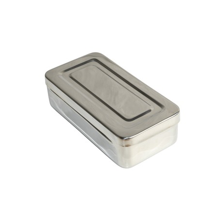 SCATOLA ACCIAIO INOX - 20x10x5 cm