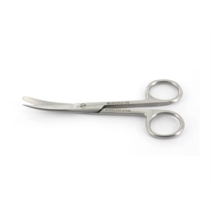 FORBICE CURVA punte alterne - 14,5 cm