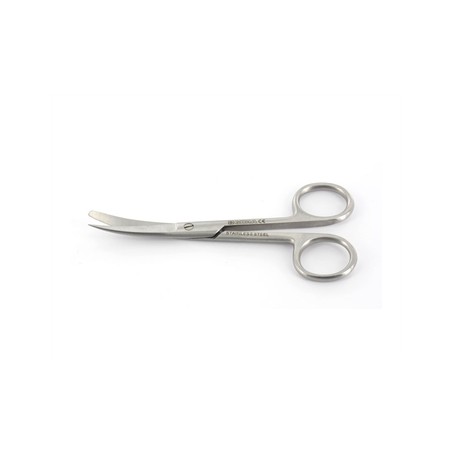FORBICE CURVA punte alterne - 14,5 cm