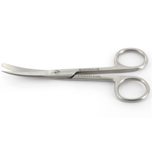 FORBICE CURVA punte alterne - 20 cm