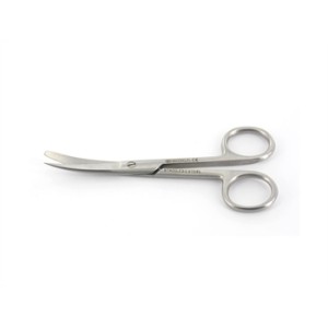 FORBICE CURVA punte alterne - 11,5 cm
