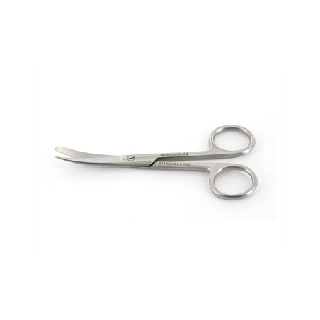 FORBICE CURVA punte alterne - 16 cm