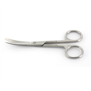 FORBICI CURVE - punte alterne - 18 cm