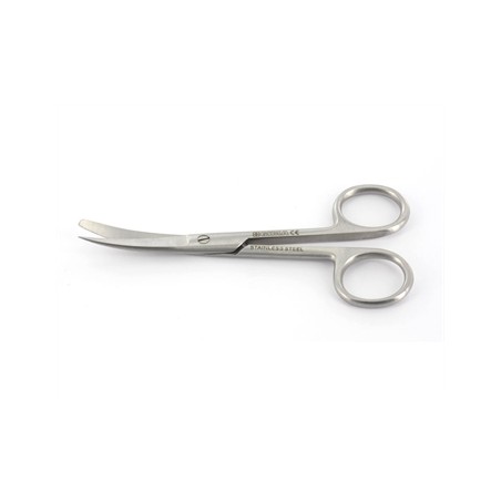 FORBICI CURVE - punte alterne - 18 cm