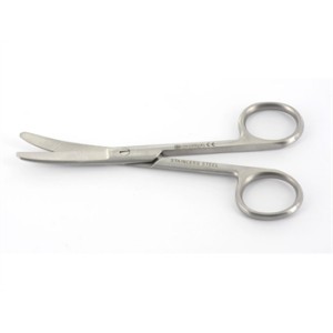 FORBICI CURVE - punte smusse - 18 cm