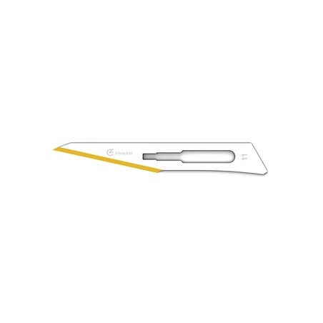 LAME DIAMANTINE INOX N. 11 - sterili