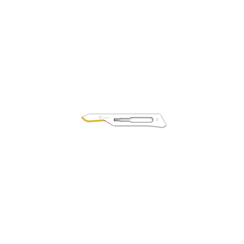 LAME DIAMANTINE INOX N. 15 - sterili