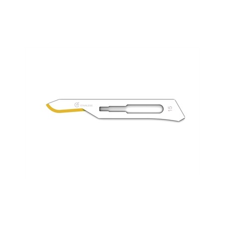 LAME DIAMANTINE INOX N. 15 - sterili