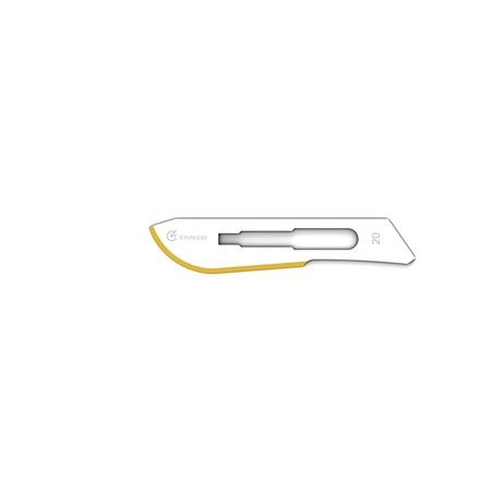 LAME DIAMANTINE INOX N. 20 - sterili