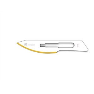 LAME DIAMANTINE INOX N. 23 - sterili