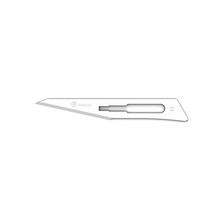 LAME GIMA INOX N. 11 STERILI