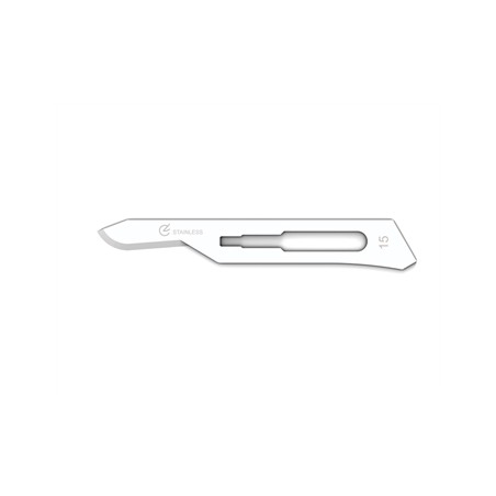 LAME GIMA INOX N. 15 STERILI