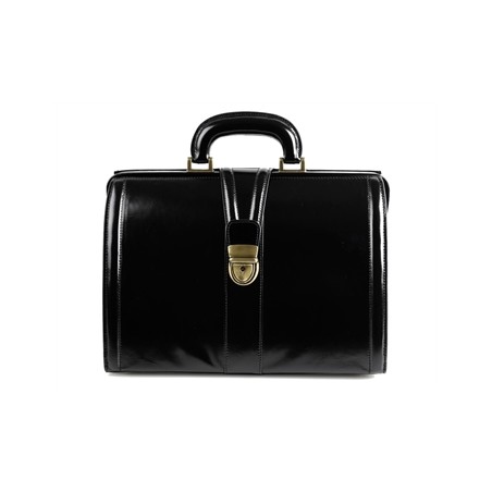 BORSA "VALIGETTA CUOIO FIORE" - nera