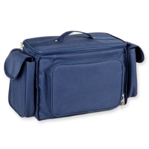BORSA "UTILITY" - nylon - blu