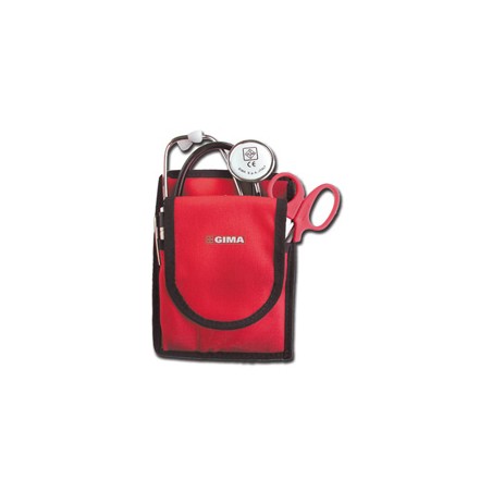 HOLSTER PIATTO - cordura - rosso