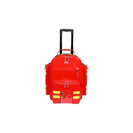 ZAINO LOGIC 2 PVC CON TROLLEY - rosso