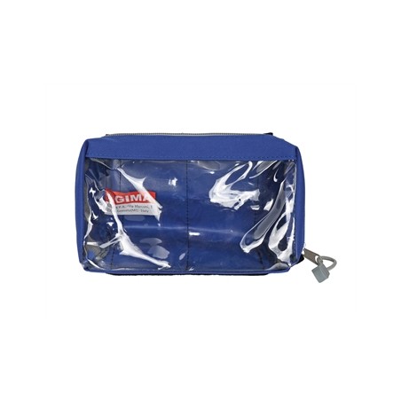 BORSETTA E1 - rettangolare con finestra - blu