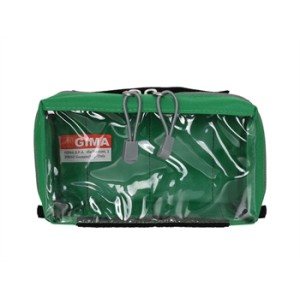 BORSETTA E1 - rettangolare con finestra - verde