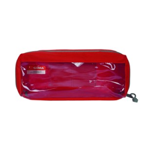 BORSETTA E2 - rettangolare con finestra - rossa