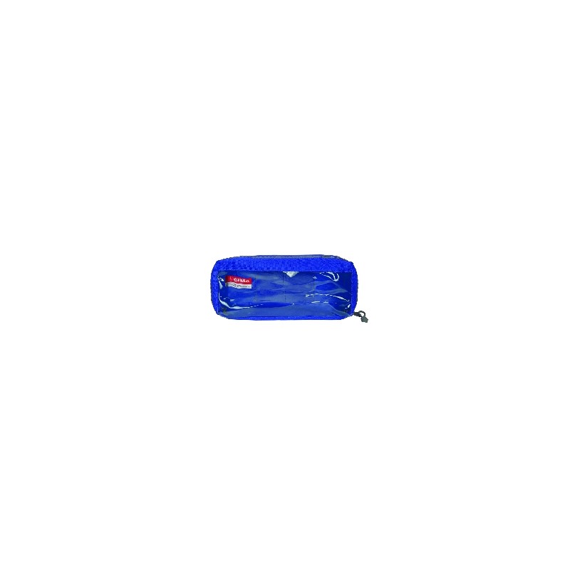 BORSETTA E2 - rettangolare con finestra - blu