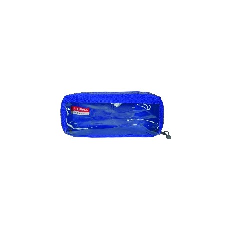 BORSETTA E2 - rettangolare con finestra - blu
