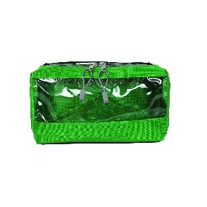 BORSETTA E3 - imbottita con manico - verde