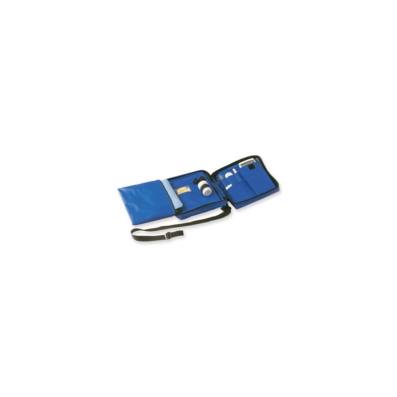 DIABETIC BAG vuoto - nylon blu