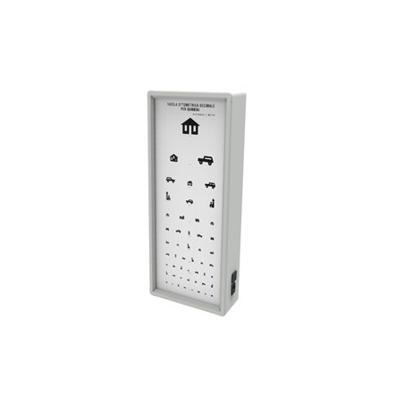 OTTOTIPO LUMINOSO PEDIATRICO - 3 metri