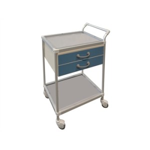 CARRELLO DELUXE con 2 cassetti - 29 x 40 x 10,5 cm