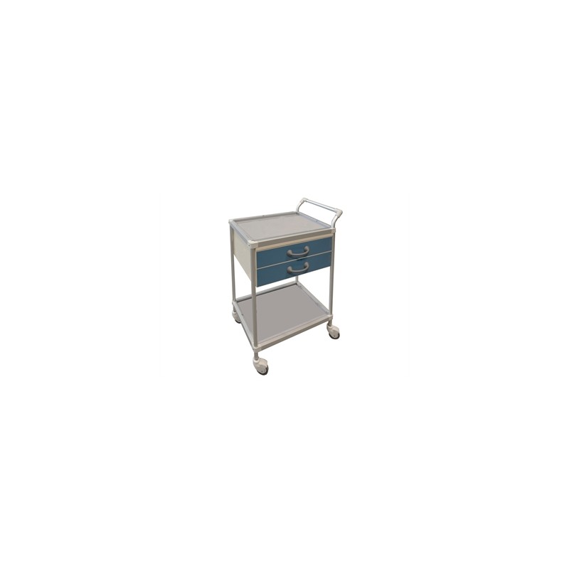 CARRELLO DELUXE con 2 cassetti - 29 x 40 x 10,5 cm