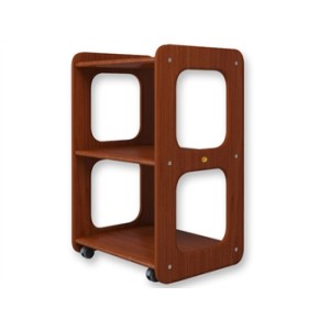 CARRELLO IN LEGNO DANTE - ciliegia