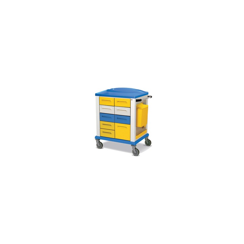 CARRELLO BASIC - standard con 9 cassetti