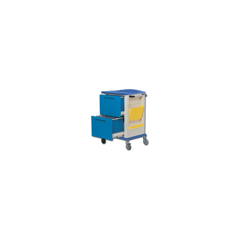 CARRELLO PORTACARTELLE - 2 grandi cassetti