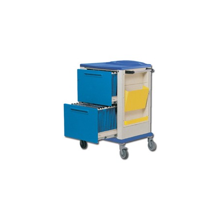 CARRELLO PORTACARTELLE - 2 grandi cassetti