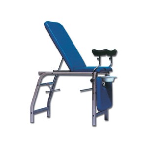 LETTINO GINECOLOGICO A 3 SEZIONI - blu