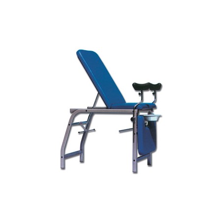 LETTINO GINECOLOGICO A 3 SEZIONI - blu