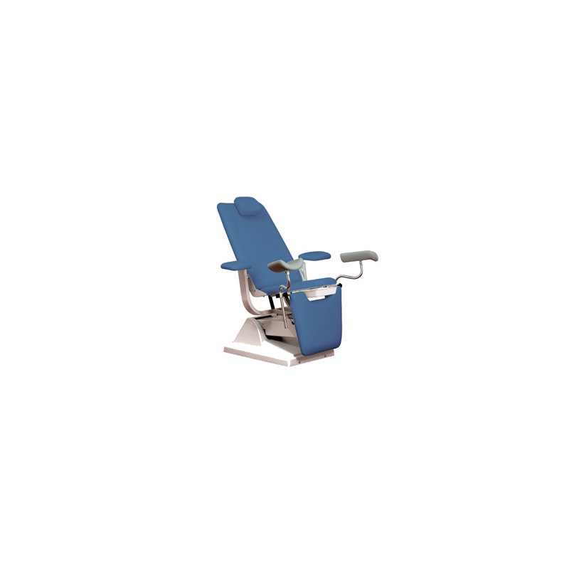 POLTRONA GYNEX con portarotolo - azzurra