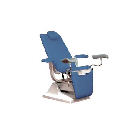 POLTRONA GYNEX con portarotolo - azzurra