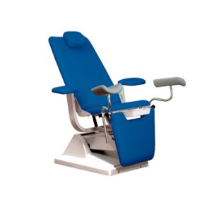POLTRONA GYNEX con portarotolo - blu