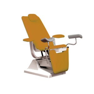 POLTRONA GYNEX con portarotolo - albicocca metallizzato
