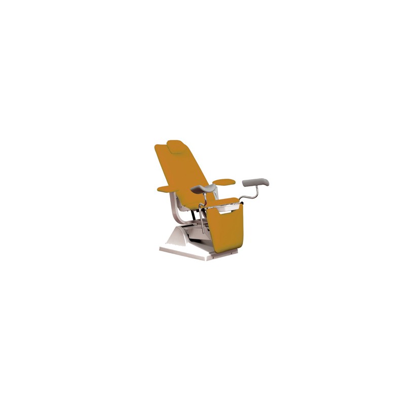 POLTRONA GYNEX con portarotolo - albicocca metallizzato