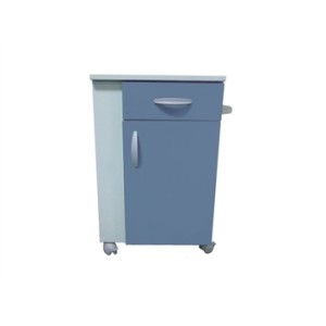 COMODINO FEBO CON PORTA BOTTIGLIA - blu
