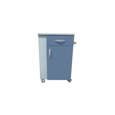COMODINO FEBO CON PORTA BOTTIGLIA - blu