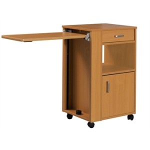 COMODINO IN LEGNO con vassoio estraibile per codici 27672/3