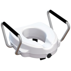 RIALZO WC con braccioli fissi - 12,5 cm