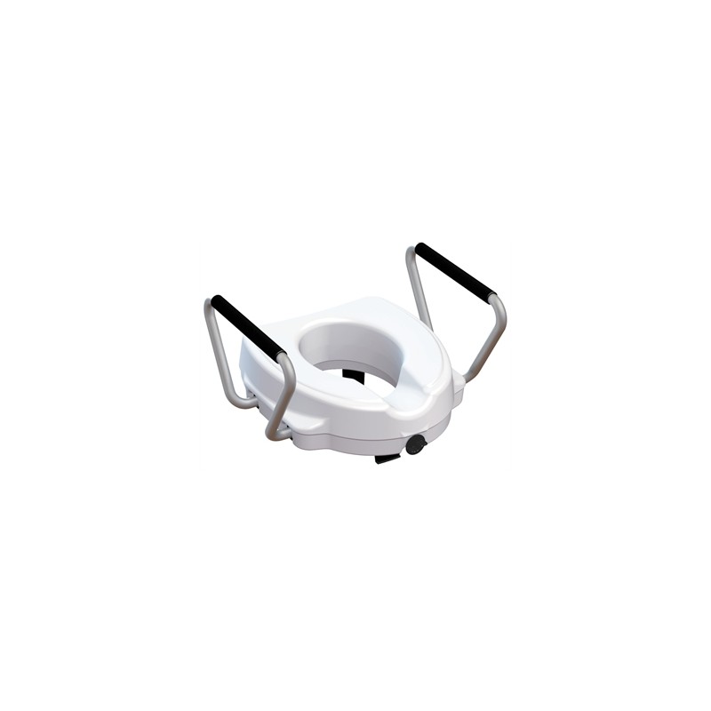 RIALZO WC con braccioli fissi - 12,5 cm