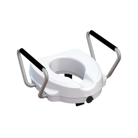 RIALZO WC con braccioli fissi - 12,5 cm