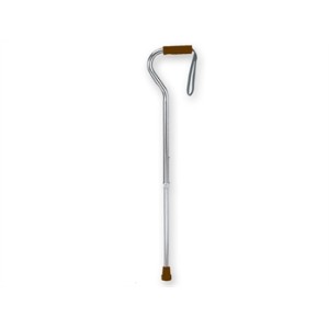 BASTONE ALLUMINIO CON MANICO CURVO