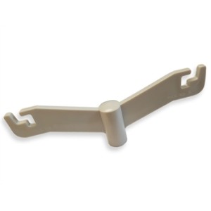 SUPPORTO IN PLASTICA - 2 ganci